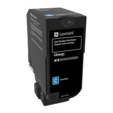 Lexmark 74C2HC0 toner cyaan origineel