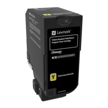 Lexmark 74C2HY0 toner geel origineel