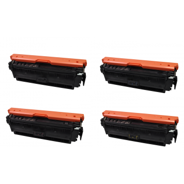 Canon voordeelset (1 x 040H BK zwart, 1 x 040H  C cyaan, 1 x 040H Y geel, 1 x 040 M magenta) Eeko Print