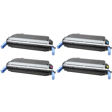 Eeko Print (huismerk) voordeelset voor HP 642A (1 x CB400A, 1 xCB401A, 1 x CB402A, 1 x CB403A)