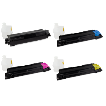 Kyocera TK-5135 (  x zwart, 1 x cyaan, 1 x magenta, 1 x geel) toner setprijs voordeel Eeko Print (huismerk)
